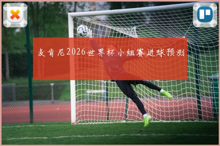 麦肯尼2026世界杯小组赛进球预测